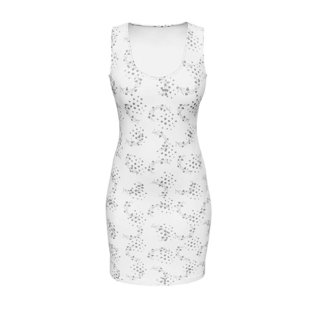 Abito Bodycon con Stampa All-Over – Elasticizzato e Confortevole